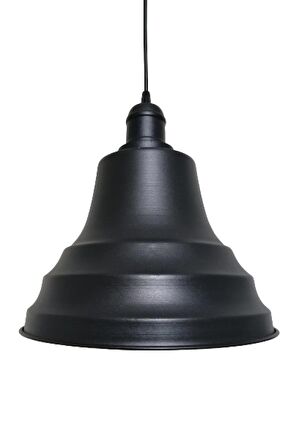 RİOLİGHT RETRO SİYAH İÇİ GOLD TEKLİ METAL SARKIT ÇAP: 27CM