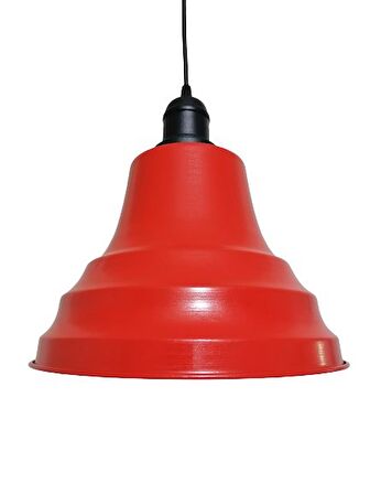 RİOLİGHT RETRO KIRMIZI İÇİ GOLD TEKLİ METAL SARKIT ÇAP: 27CM