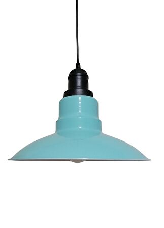 RİOLİGHT RETRO TURKUAZ İÇİ TURKUAZ TEKLİ METAL SARKIT ÇAP: 30CM