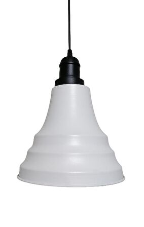 RİOLİGHT RETRO BEYAZ İÇİ GOLD TEKLİ METAL SARKIT ÇAP:23CM