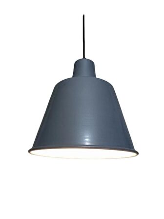 RİOLİGHT RETRO GRİ İÇİ BEYAZ  TEKLİ METAL SARKIT