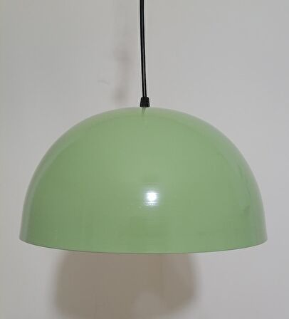 RİOLİGHT MODERN YEŞİL İÇİ BEYAZ TEKLİ METAL SARKIT ÇAP: 40CM