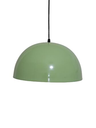 RİOLİGHT MODERN YEŞİL İÇİ BEYAZ TEKLİ METAL SARKIT ÇAP: 40CM