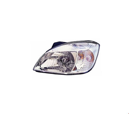 Kia Rio 2005-2011 Arası Uyumlu Sol Kromlu Ön Far