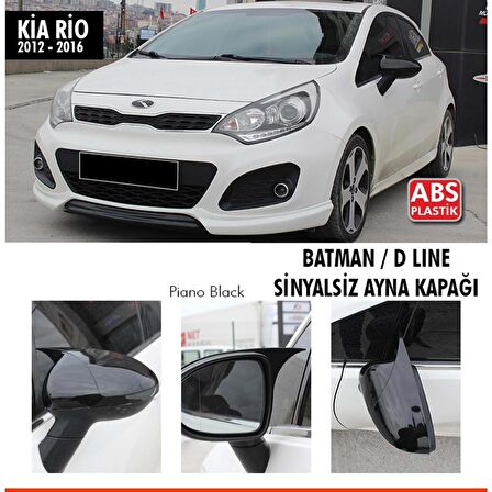 Rio Batman Yarasa Ayna Kapağı Sinyalsiz Model 2012 - 2016