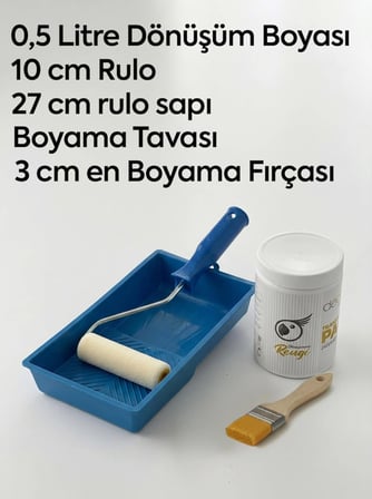 0,5 Litre Dolap Boyama Seti - Beyaz