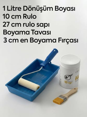 1 Litre Dolap Boyama Seti - Beyaz