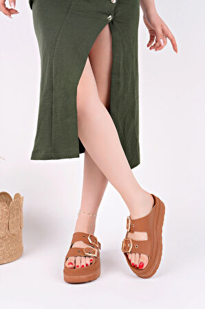 Tokalı Ortopedik Kadın Terlik - TABA