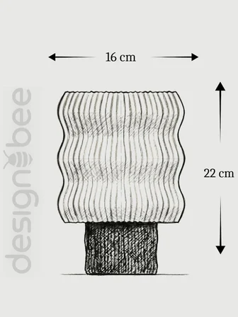 Designobee Ritim - Modern Abajur Masa Lambası – Ambiyans Lambası, Dekoratif Aydınlatma