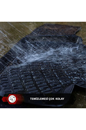 Kia Picanto 2023 Araca Özel Tasarım 3D Havuzlu Paspas