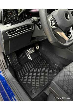 Nissan Qashqai 2022 Sonrası Araca Özel 3D Havuzlu Paspas Siyah BMY