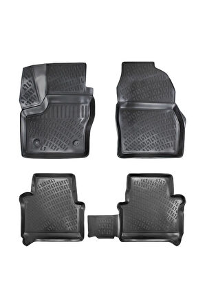 Ford Connect 2019 Araca Özel Tasarım 3D Havuzlu Paspas