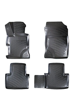 Honda Civic SEDAN 2002 Araca Özel Tasarım 3D Havuzlu Paspas