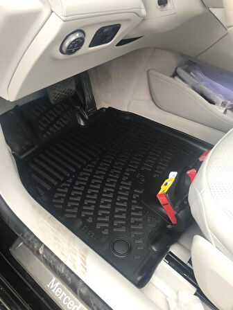 Rizline Mercedes EQE 2022 Sonrası 3D Havuzlu Paspas ve Bagaj Havuzu Set Siyah