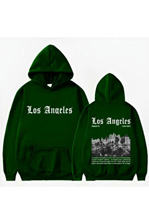 Bella No Lunavisita Erkek Kapüşonlu Fermuarlı Oversize Mevsimlik Unisex Sweatshirt