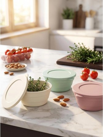 Rika Garden 3'Lü Mini Saklama Kabı Seti