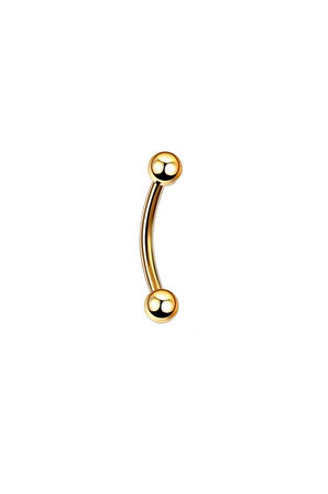 316 Cerrahi Çelik Kıkırdak Kaş Piercing 10 Mm