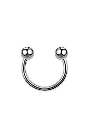 316 Cerrahi Çelik Kıkırdak Dudak Tragus Piercing 12 Mm