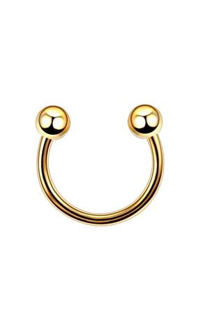 316 Cerrahi Çelik Kıkırdak Dudak Tragus Piercing 10 Mm