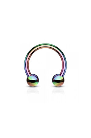316 Cerrahi Çelik Dudak Kıkırdak Septum Helix Tragus Piercingi
