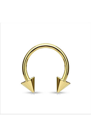 316 Cerrahi Çelik Spike Dudak Kıkırdak Septum Helix Tragus Piercingi
