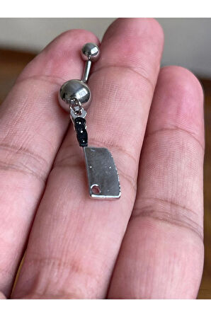 Cerrahi Çelik Piercing Şef Satırı Piercing Satır Göbek Piercingi