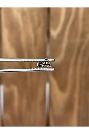 Cerrahi Çelik Tragus Helix Kıkırdak Conch Minimal Toplu Üçgen Detay Piercing