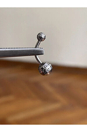 316 L Cerrahi Çelik Yuvarlak Göbek Piercingi