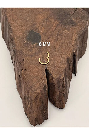 Paslanmaz Kararmaz Cerrahi Çelik Tam Halka Kıkırdak Tragus Helix Piercing