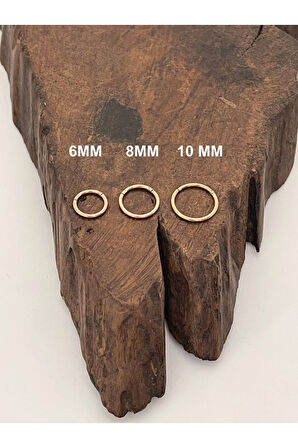 Paslanmaz Kararmaz Cerrahi Çelik Tam Halka Kıkırdak Tragus Helix Piercing