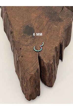 Paslanmaz Kararmaz Cerrahi Çelik Tam Halka Kıkırdak Tragus Helix Piercing