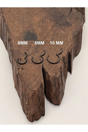 Paslanmaz Kararmaz Cerrahi Çelik Tam Halka Kıkırdak Tragus Helix Piercing