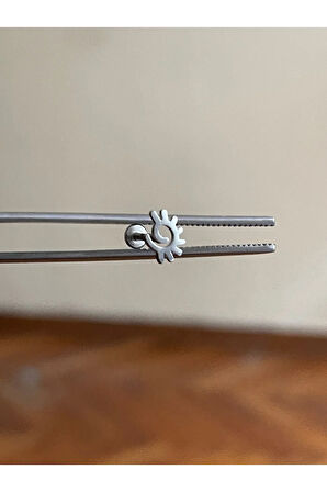 316 L Cerrahi Çelik Dudak Piercing Kıkırdak Helix Tragus Conch Piercingi Helezon Model Piercing