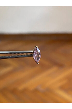 316 L Cerrahi Çelik Dudak Piercing Kıkırdak Helix Tragus Conch Zirkon Taşlı Figürlü Piercing