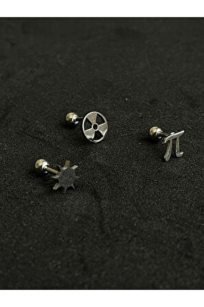 316 L Cerrahi Çelik Piercing Kıkırdak Helix Tragus Conch Figürlü Piercing