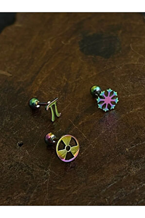 316 L Cerrahi Çelik Piercing Kıkırdak Helix Tragus Conch Figürlü Piercing