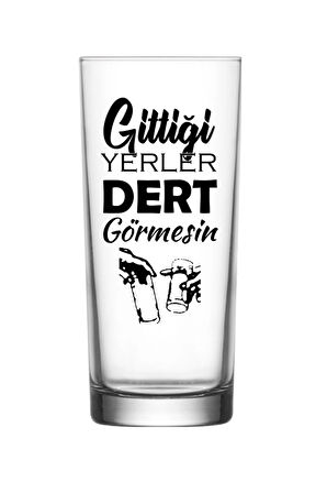 Arı Hediyelik Rakı Sözü Baskılı Tekli  Kadeh