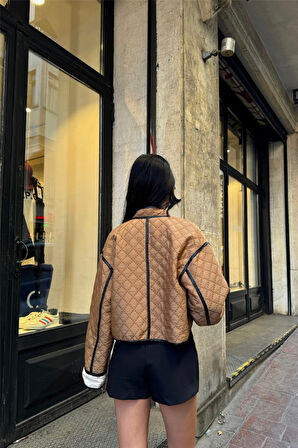 ELYAFLI CROP MONT LANDO KUMAŞ - Kahverengi