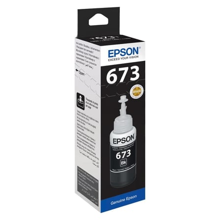 Premium Masaüstü Destek Belge Desteği Baskı Toneri Epson T6731 L800 70ml Siyah Mürekkep Kartuş