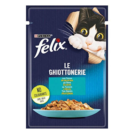 Felix Taze Ton Balıklı Jöleli Pouch Yetişkin Konserve Kedi Maması 85 Gr