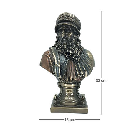 Dekoratif Leonardo Da Vinci Büst