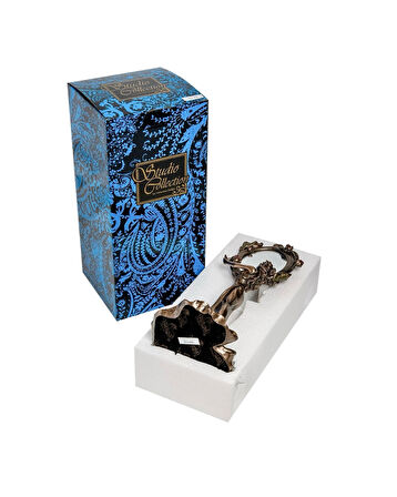 Art Nouveau Design Nilüfer Çiçekli Kadın Figürlü Masa Aynası