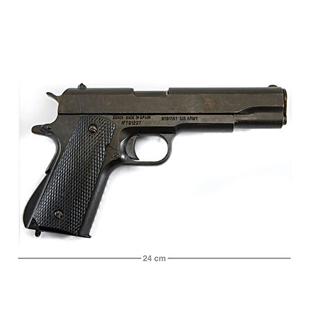 Denix Dekoratif Replika Otomatik 45 Kalibre M1911A1 Tabanca, Amerika 1911