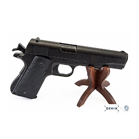 Denix Dekoratif Replika Otomatik 45 Kalibre M1911A1 Tabanca, Amerika 1911