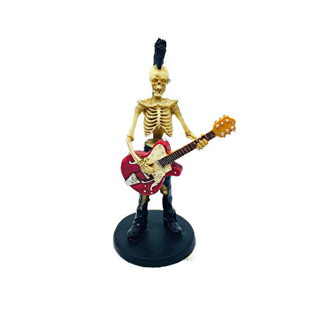 Wise İskelet Serisi / Gitar Çalan Punker İskelet