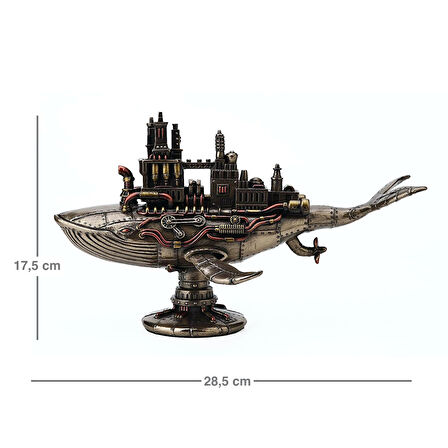 Steampunk Serisi Galaktik Balina Savaş Gemisi Biblosu