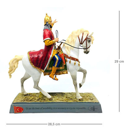 Atlı Fatih Sultan Mehmet Han Biblosu Renkli