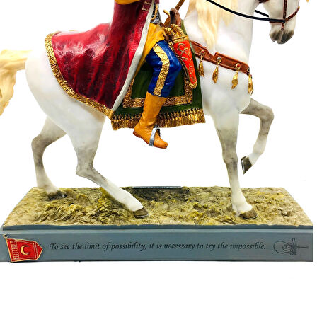 Atlı Fatih Sultan Mehmet Han Biblosu Renkli