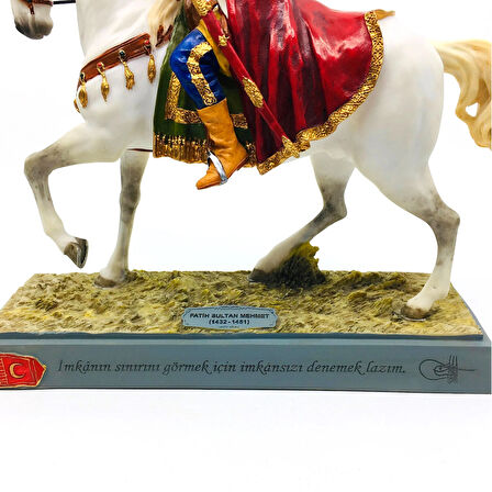 Atlı Fatih Sultan Mehmet Han Biblosu Renkli