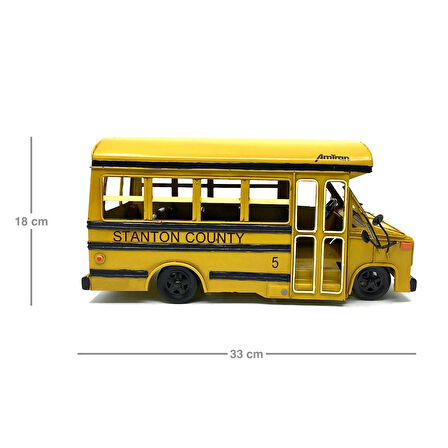 Jayland, Vintage Sarı Klasik Amerikan Okul Otobüsü